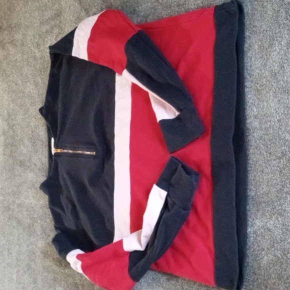 All Fenix Melbourne color block partial zip sweatshirt - Picture 1 of 8